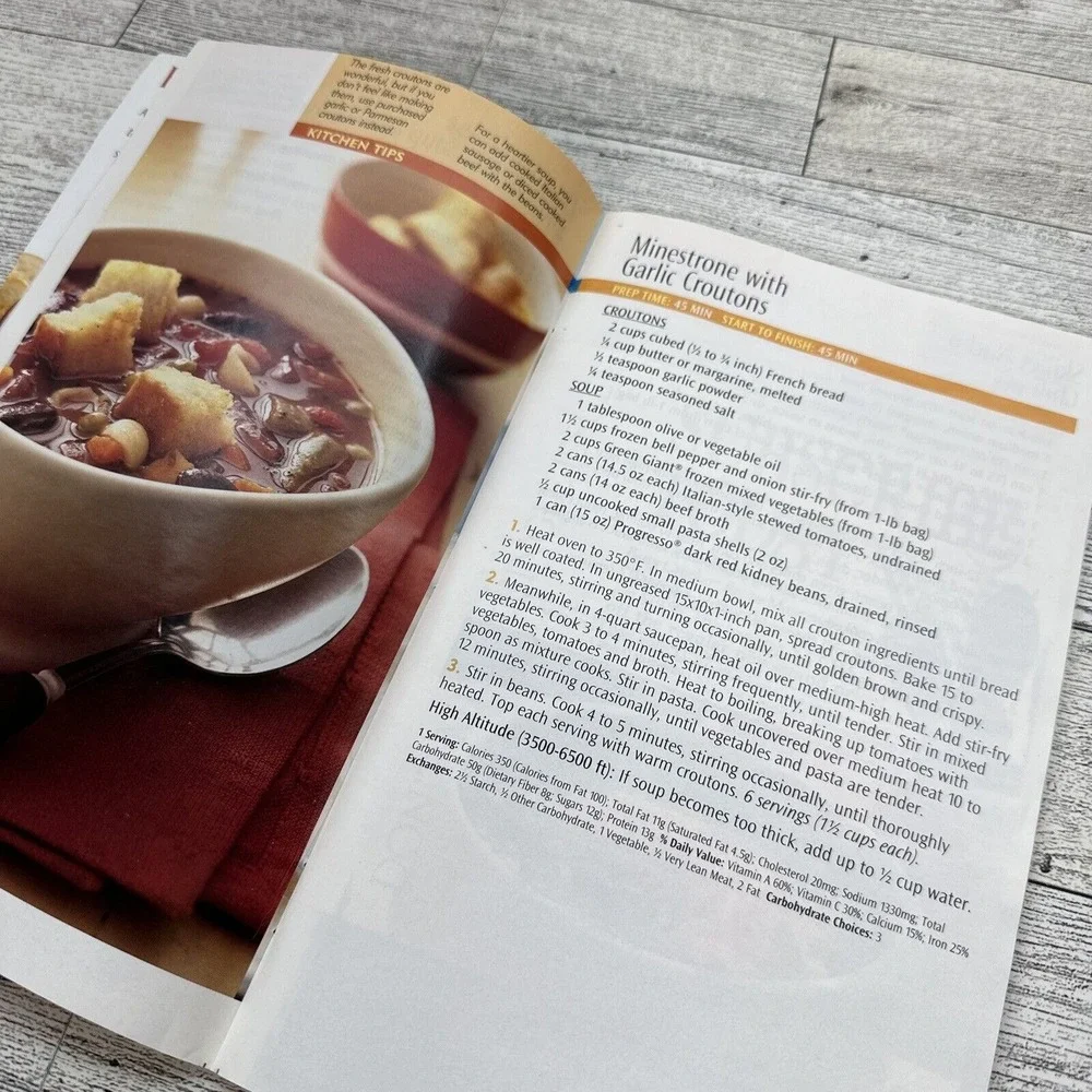 Simple‎ Winter Meals Betty Crocker Cookbook January 2006 Recipes Booklet Lasagna
